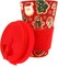 TINYMILLS Christmas Cookies Holiday 14oz Travel Mug - Eco-Friendly Reusable Plant Fiber Travel Mug